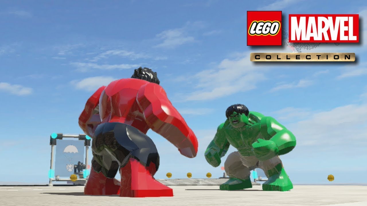 Red Hulk & Green Hulk Open World Gameplay - LEGO Marvel Collection