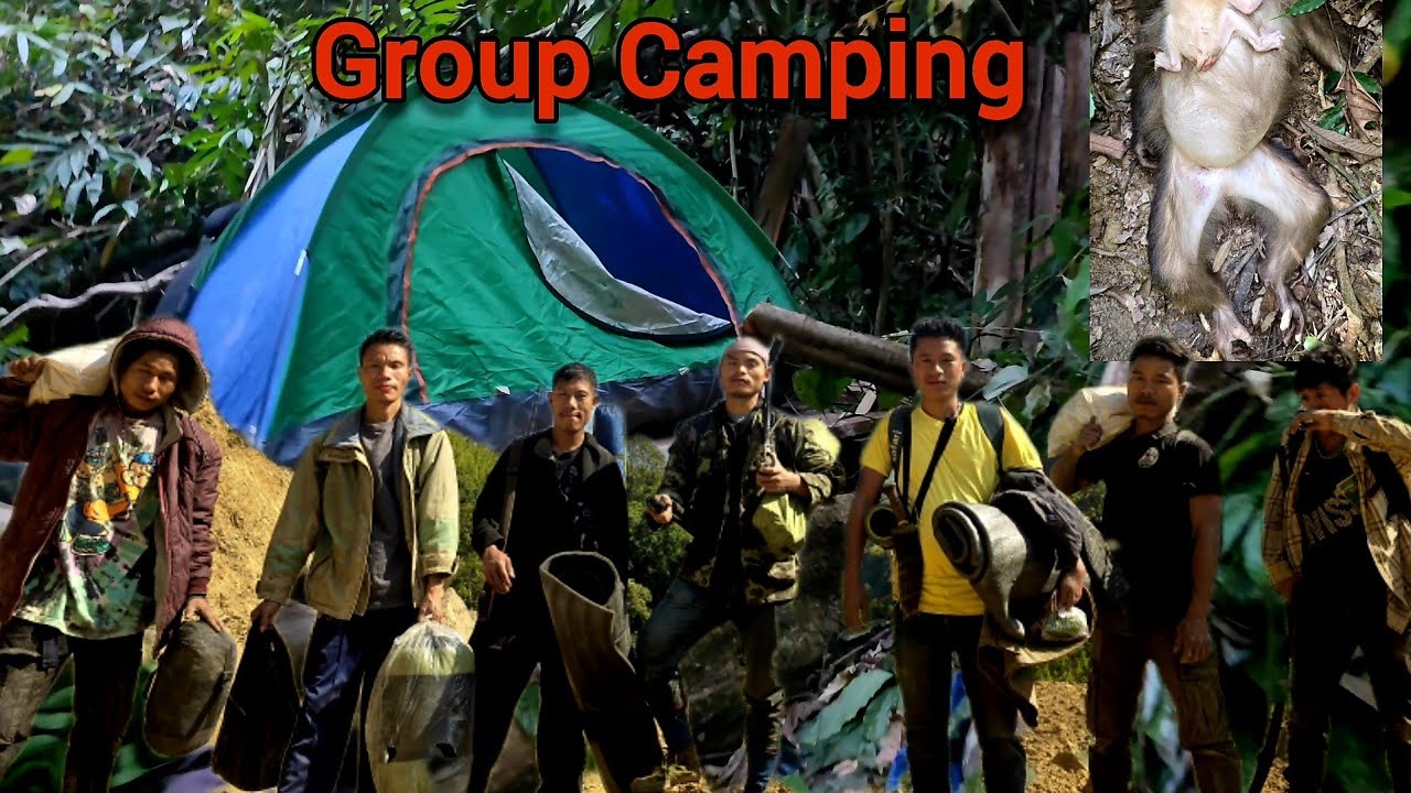 Group Camping In Deep Forest// Hunting Adventure with friends @youngls 
