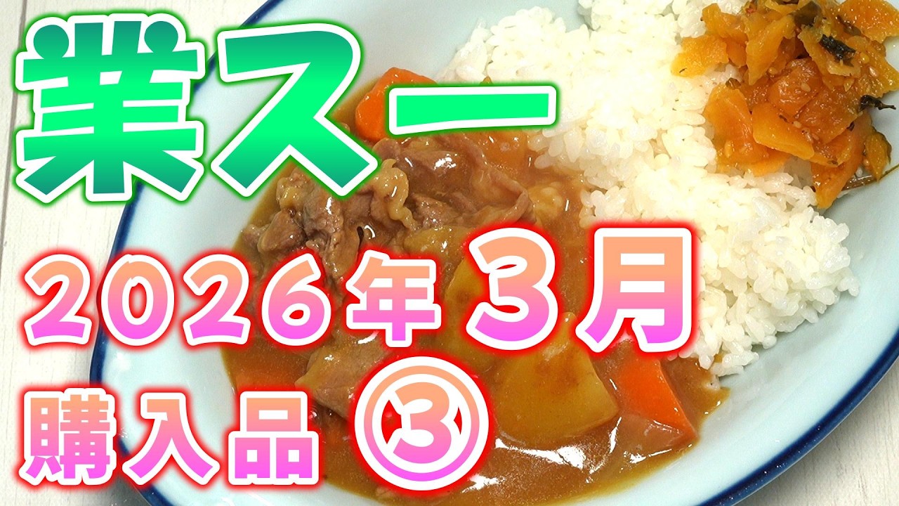 【業スー】業務スーパー 2026年3月購入品 ③【総力祭】