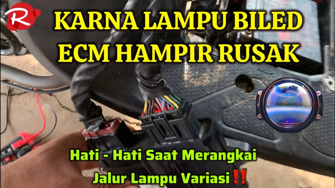 HATI HATI MEMASANG LAMPU BILED‼️ #rayhanmotor #otomotif #lampubiled #variasi #fyp 
