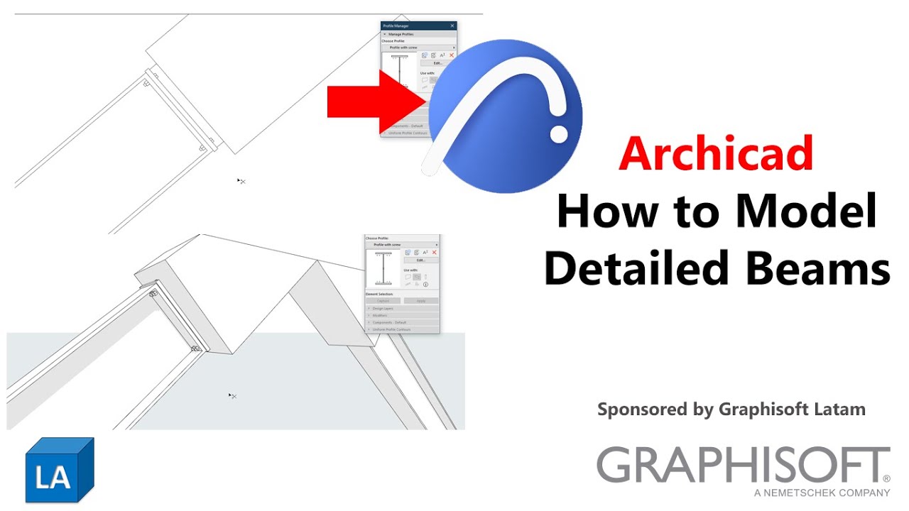 How to model Detailed beams in #Archicad