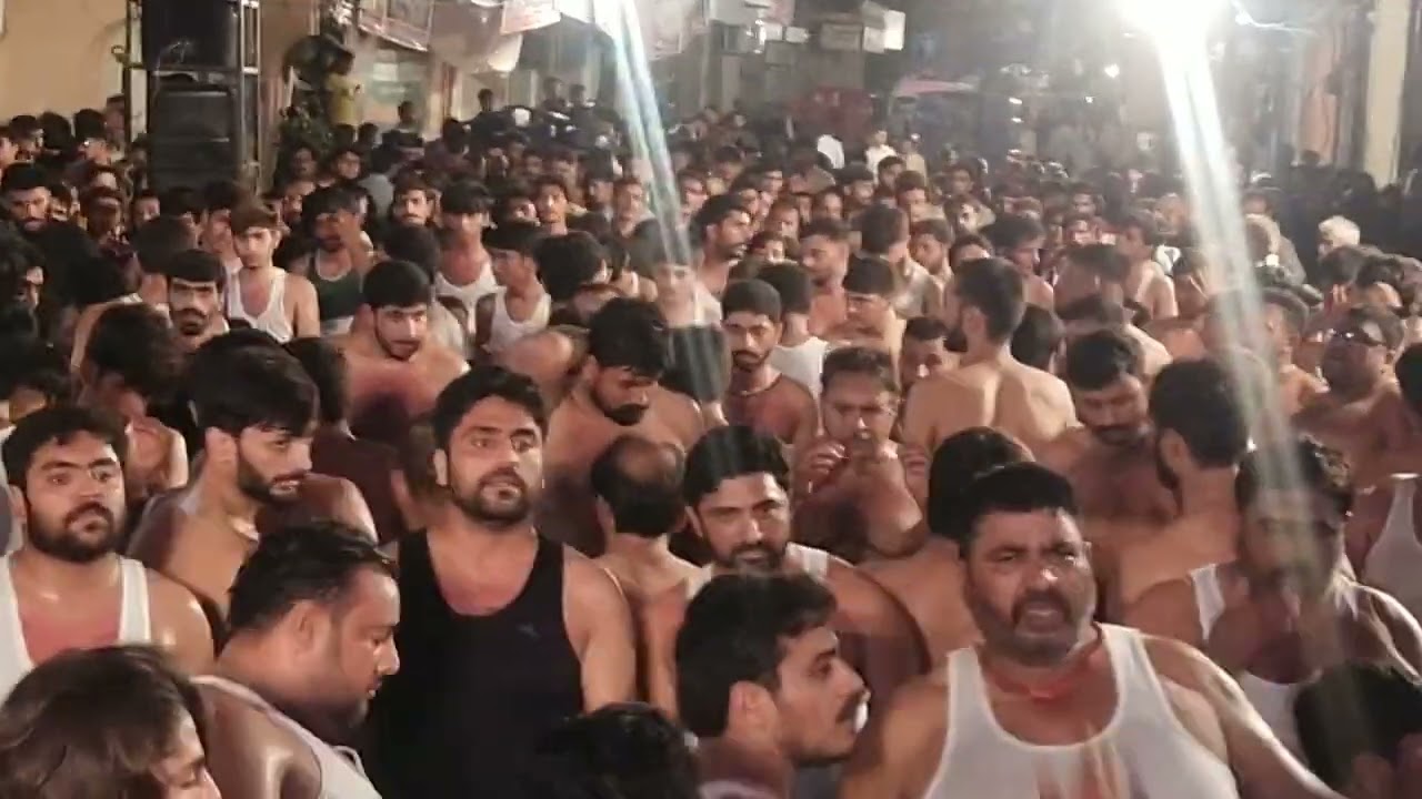 5 muharram markari juloos alarm Pak hafizabad ward no 1 Matami sangat sarkare Jon Hafizabad (24/7/23