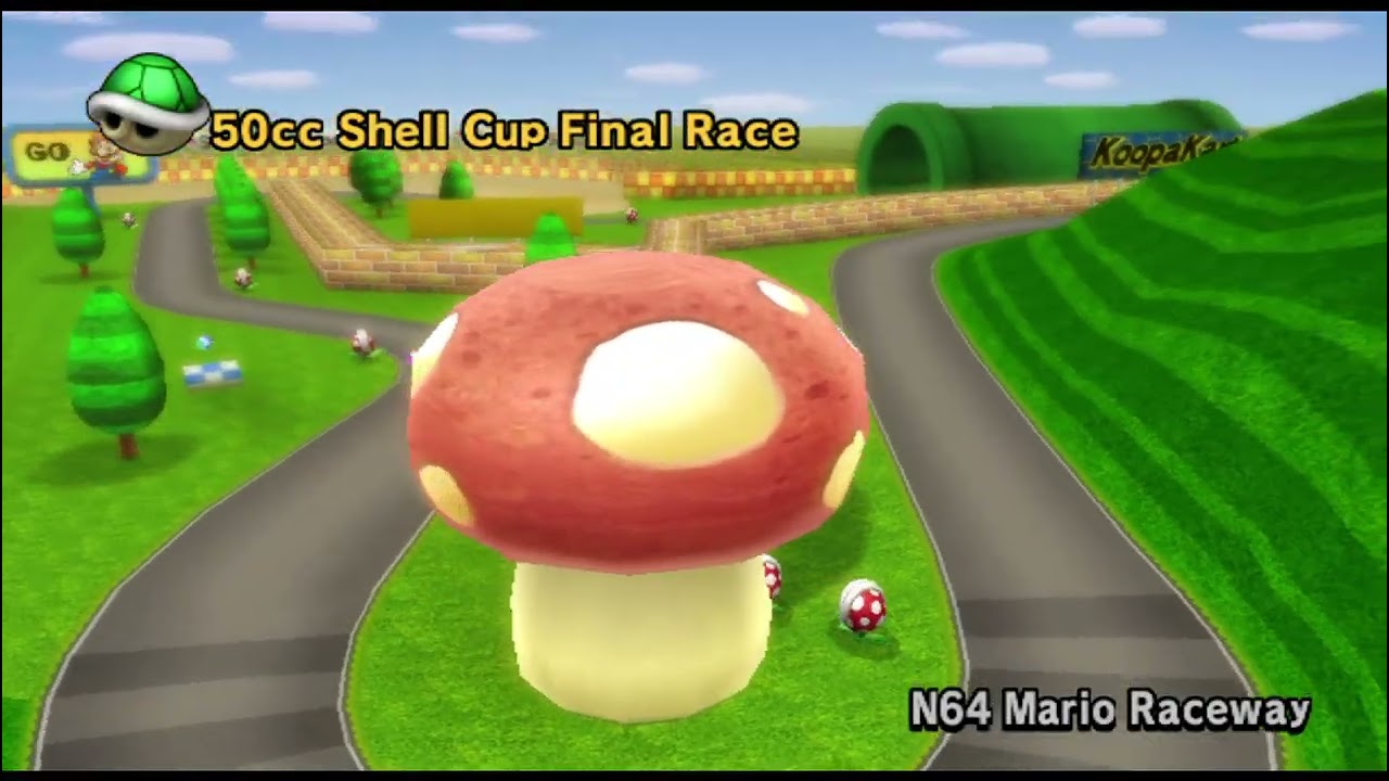 Mario Kart Wii Cup Shell 50cc With Waluigi, Flame Flyer #mariokartwii #waluigi #gameplay #mariokart