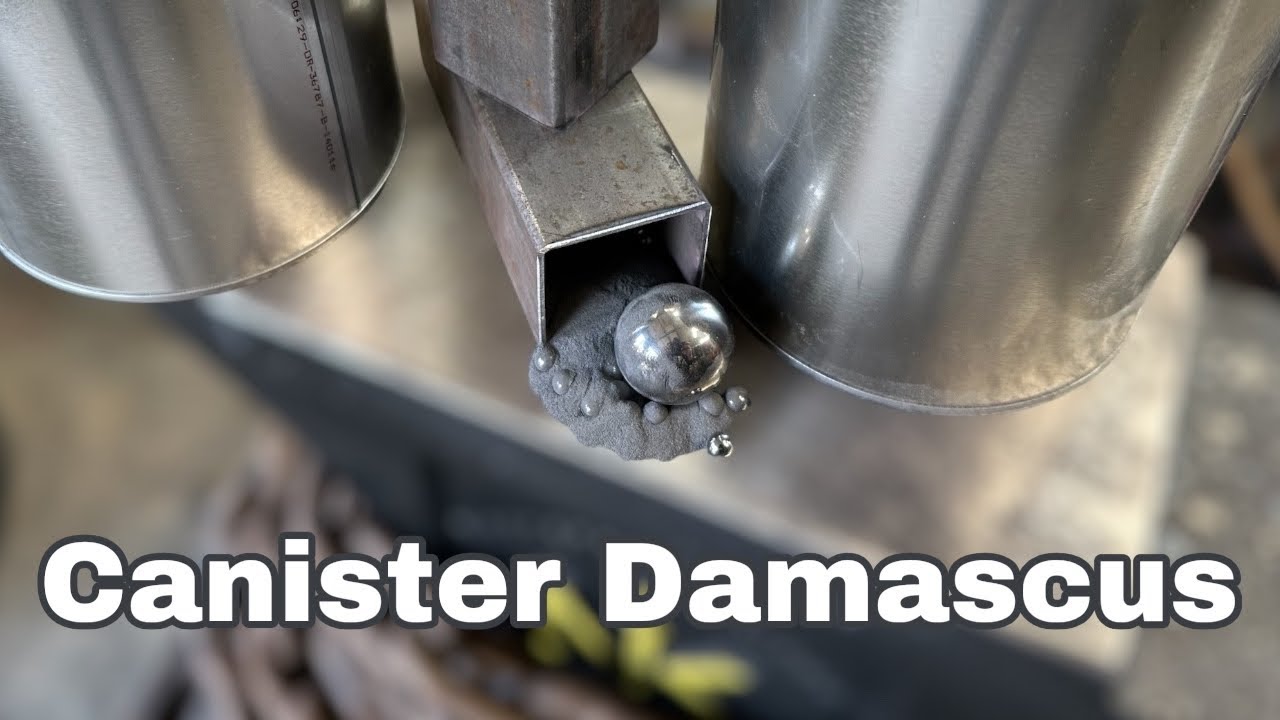 First Time Making Canister Damascus