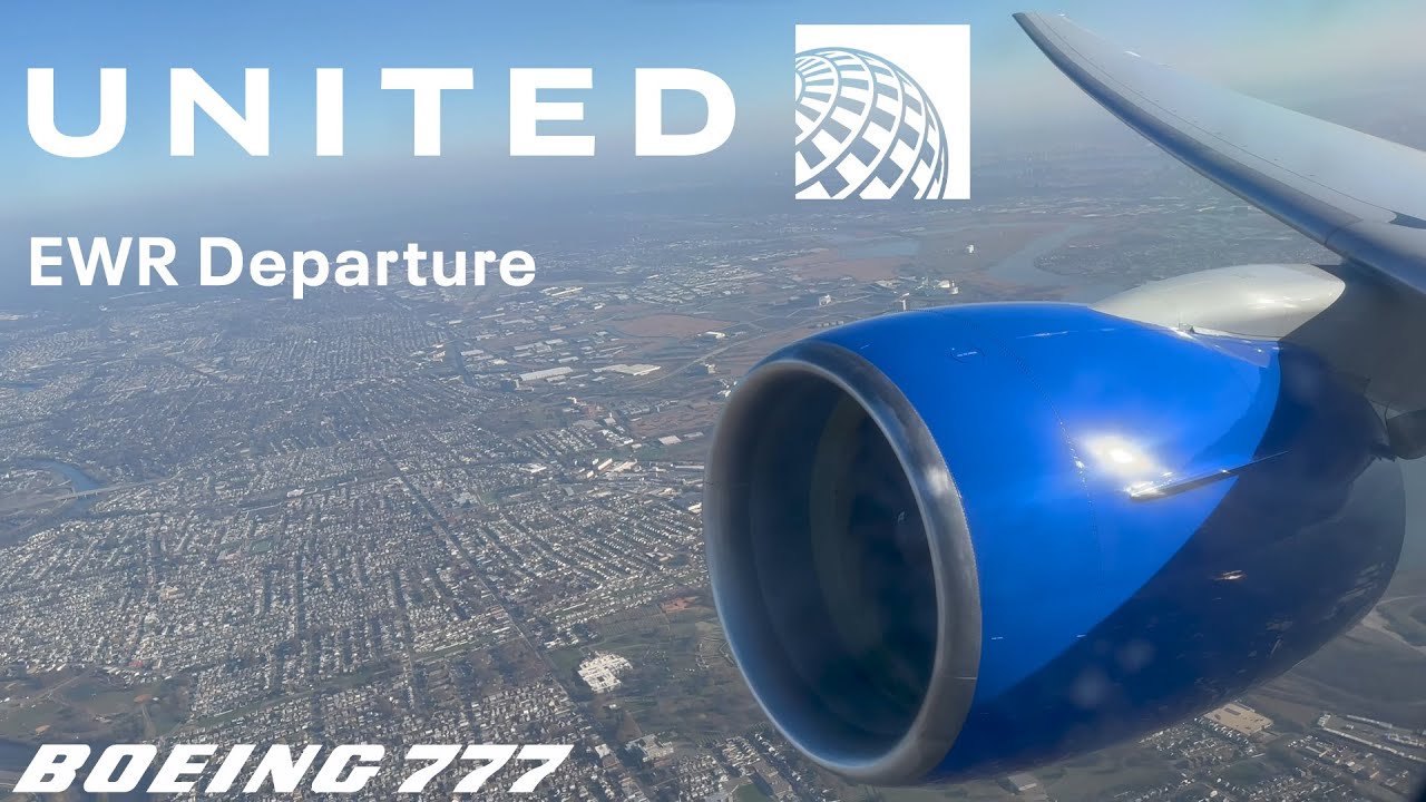POWERFUL PW4000 ENGINE - 4K -- Newark (EWR) - Boeing 777-222ER Departure -- United Airlines - N785UA
