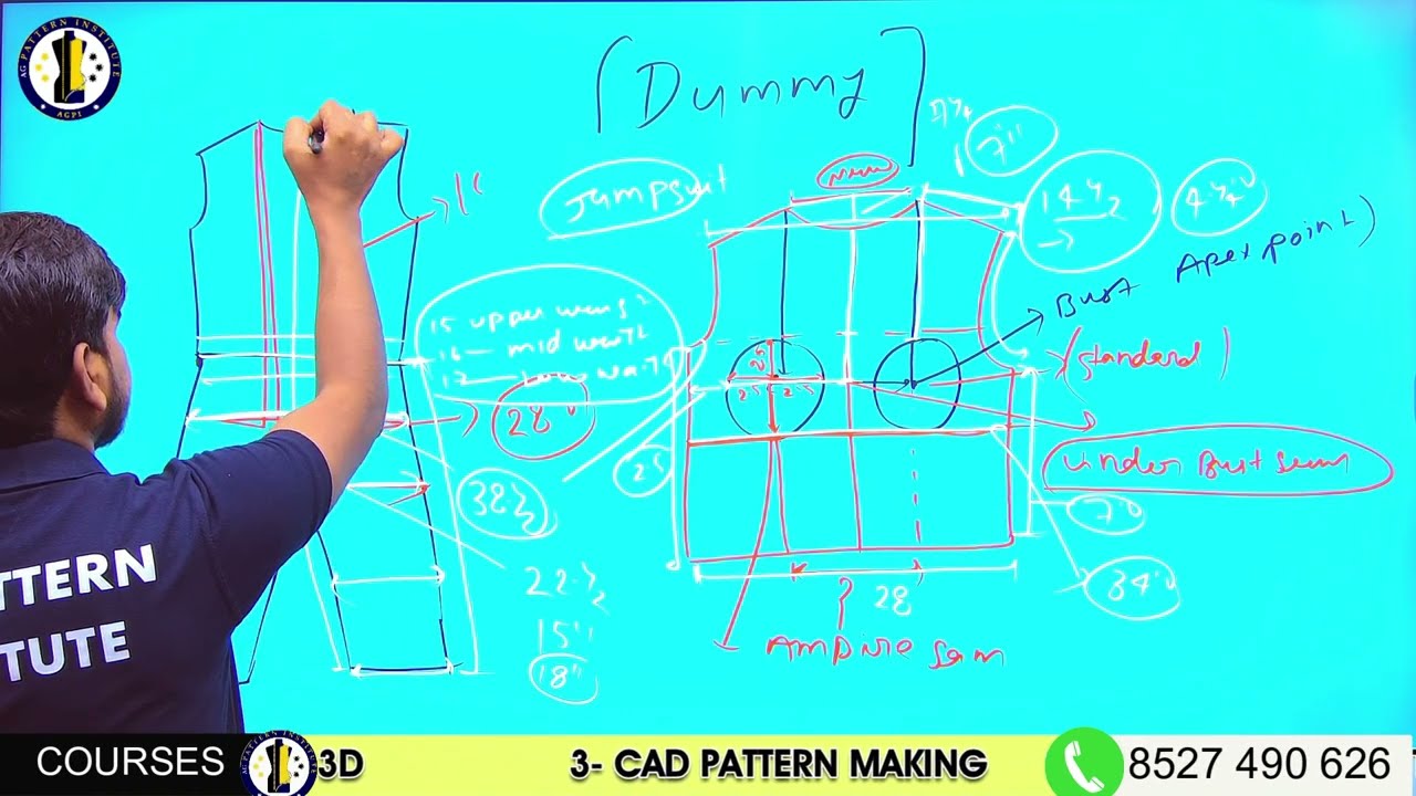 Pattern Making Master video ( Part-1)  