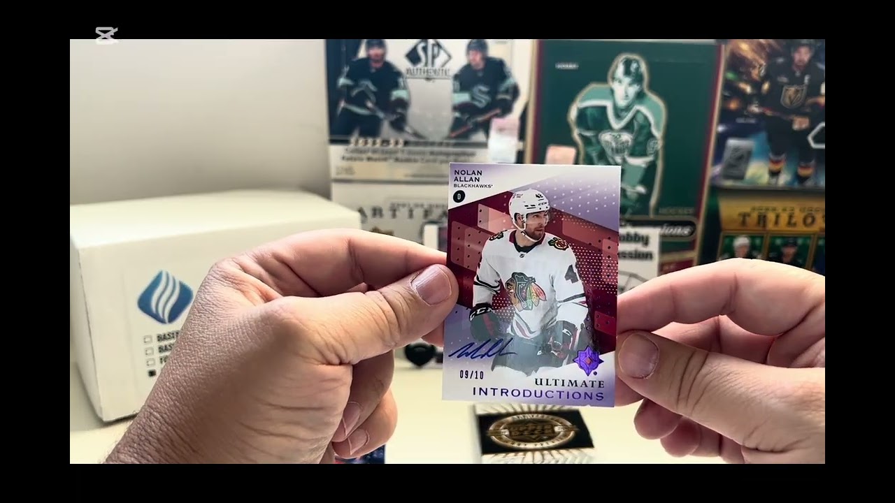 2023-24 UD Ultimate Collection Release Week Rip + Channel Intro | Welcome to 