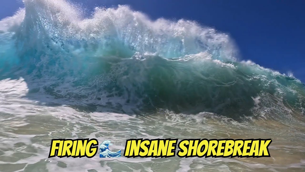 Sandy’s Beach Was ABSOLUTELY Firing 🌊 Insane Shorebreak