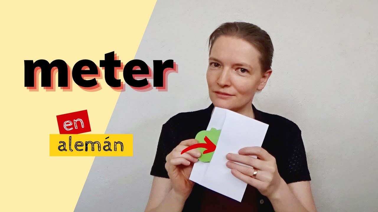 ¿Qué significa METER en ALEMÁN? Cuándo usar STECKEN y cuándo TUN