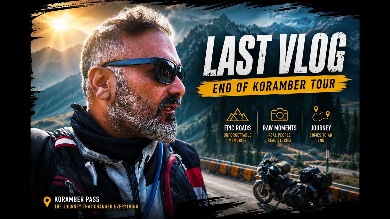 Koramber Bike Tour Ends| Rain Escape, Lowari Tunnel, and the Ride Home