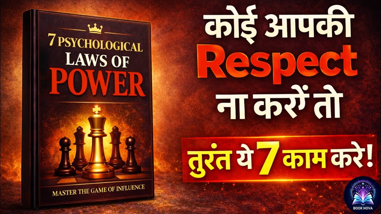 7 Psychological Laws of Power | 7 तरीके जिनसे लोग आपकी Respect करेंगे | Hindi Audiobook