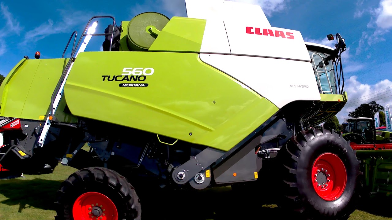 2019 Claas Tucano 560 7.7 Litre 6-Cyl Self Propelled Harvester (354HP) with 680 Vario Pickup