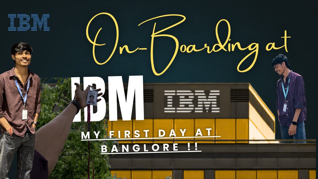My First Day at IBM Bangalore 🇮🇳 | BCIT Onboarding Day Experience | Life at IBM 💙✨