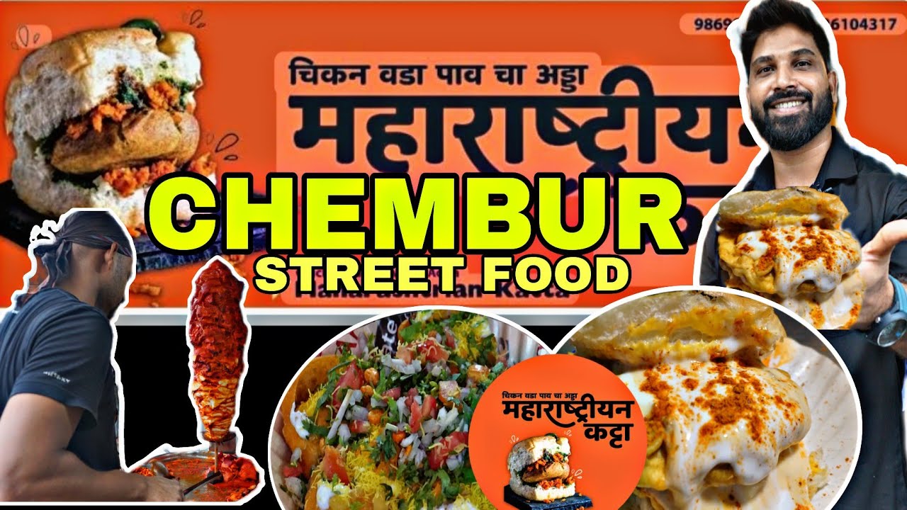 Chembur Street Food Tour Chicken Vada pav & more #indianfood #chembur #streetfood
