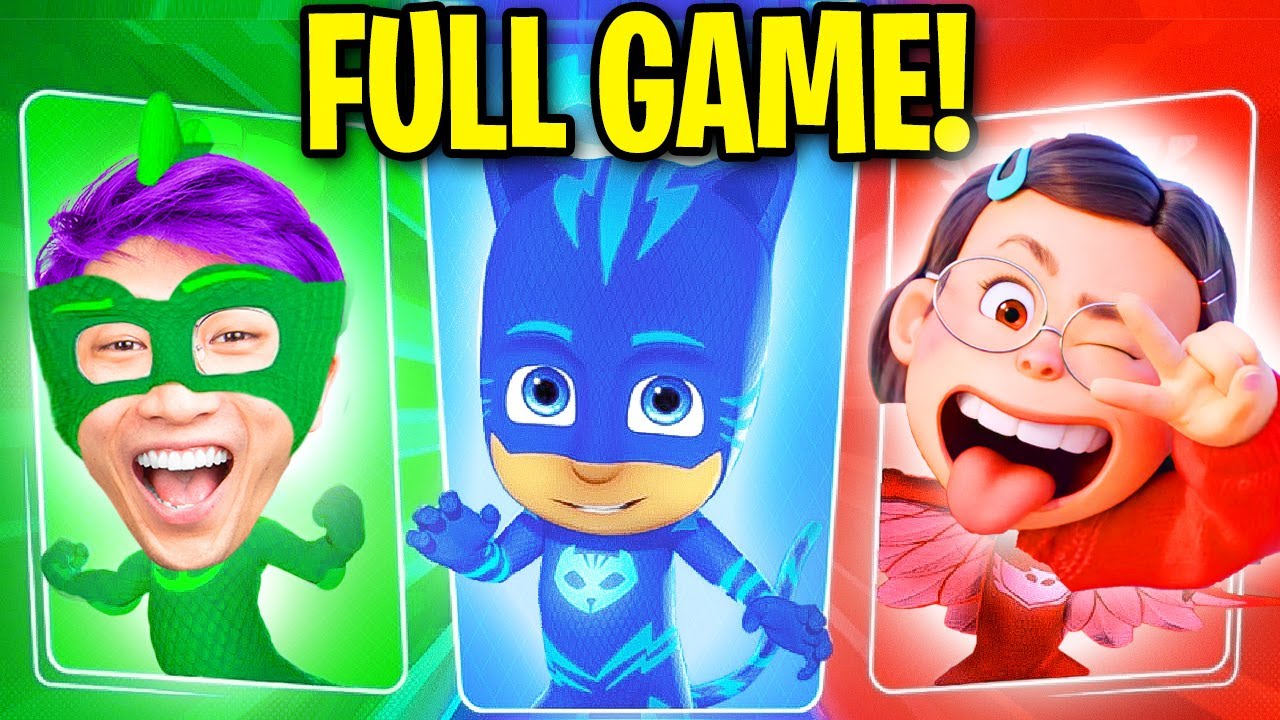 Can LANKYBOX Beat PJ MASKS SECRET NEW GAME?! (HEROES OF THE NIGHT *FULL GAME WALKTHROUGH*)