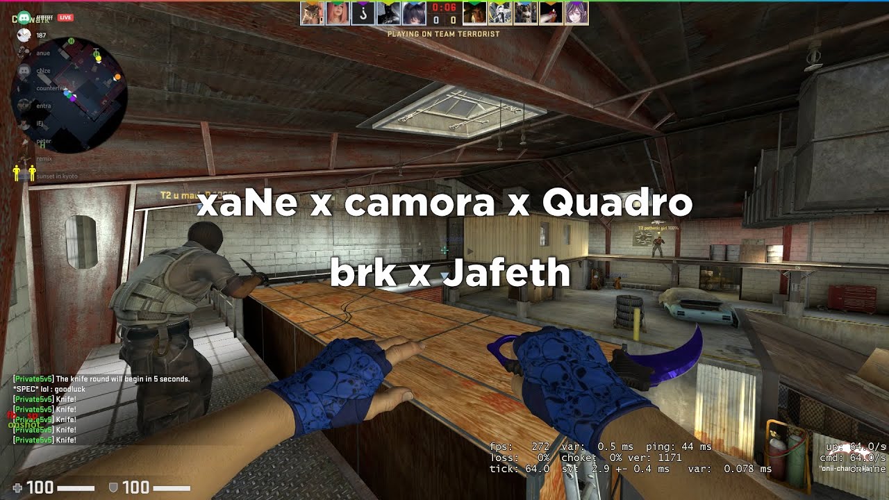 HvH 5v5 vs Maverick Crew / xaNe