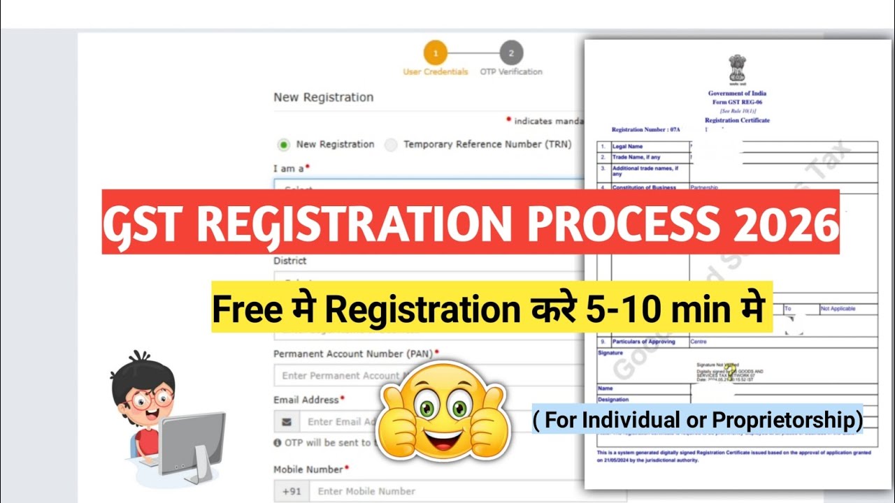 GST Registration | GST Registration Process | How to Apply for GST Registration | GST Registratio...