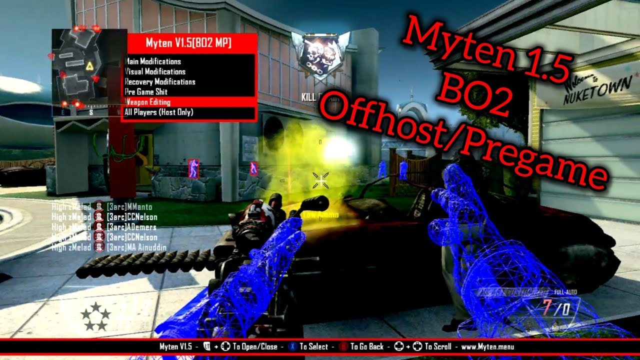 BO2 | TU18 | Myten 1.5 VIP | Multiplayer | XEX Mod Menu | (RGH/JTAG) [+Download]