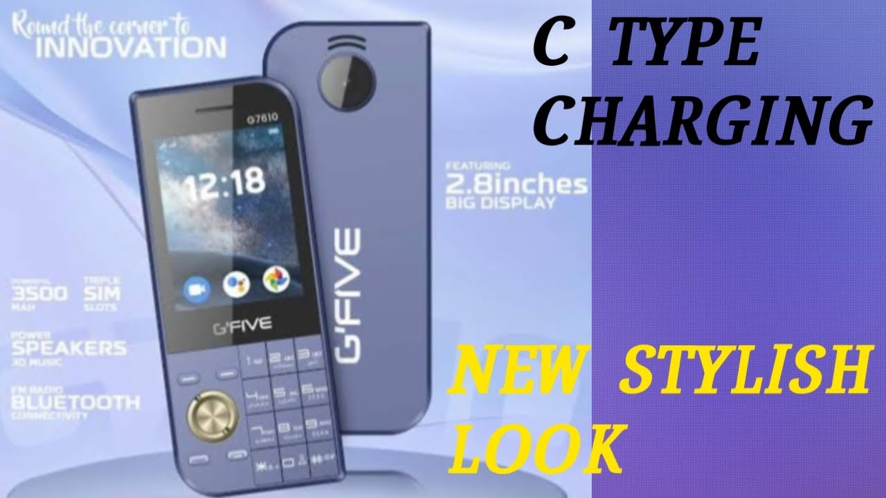 G FIVE G7610 TRIPLE SIM,MAGIC VOICE, Silicone COVER AND NEW LOOK#barphone #gfive #mrreview
