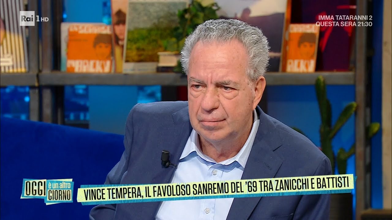 Da Sanremo ai cartoni animati, Vince Tempera si racconta - Oggi &egrave; un altro giorno 28/03/2023