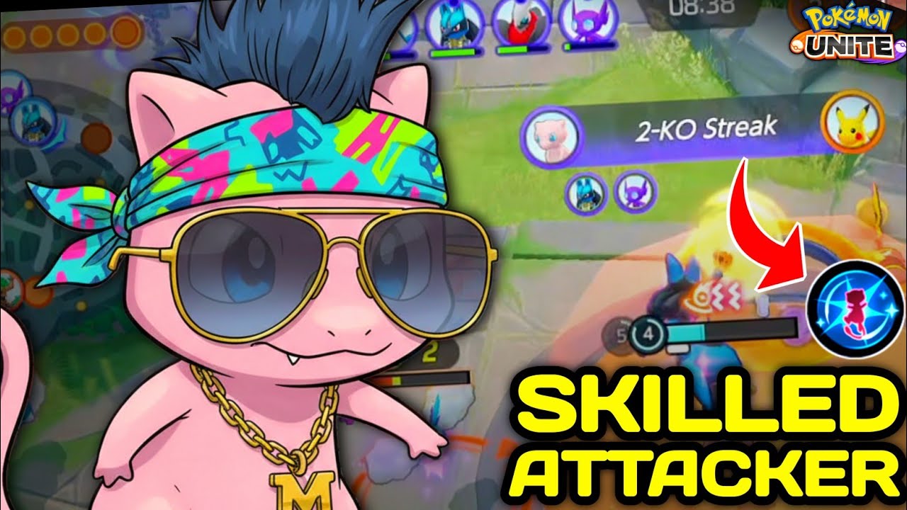 Mew is the most Skilled Attacker in Pokemon Unite 😲 Pokemon Unite 