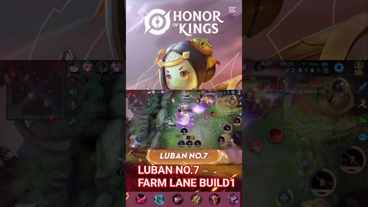 Honor of kings Luban no.7 Farm Lane 1 Build#honorofkings #hok