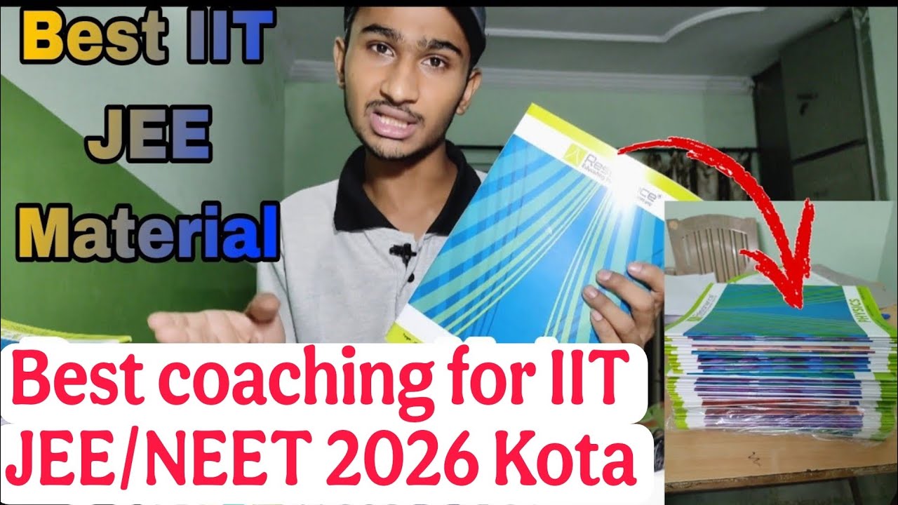 Kota Best Coaching & Study Material Review-Resonance|Best Coaching for IIT jee/NEET 2026#vivekdhakad