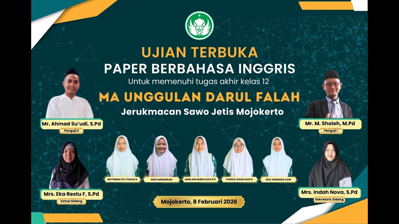 LIVE | Pengajian Rutinan & Ujian Paper Kelas 12