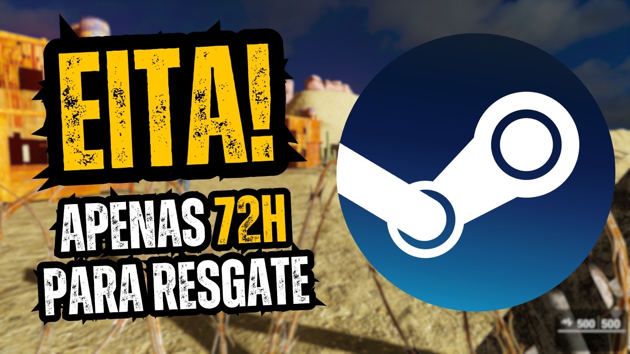 VOA! 72 HORAS para RESGATAR ESSE JOGO na STEAM, novos jogos do Luna, promoção da 2K e festival!