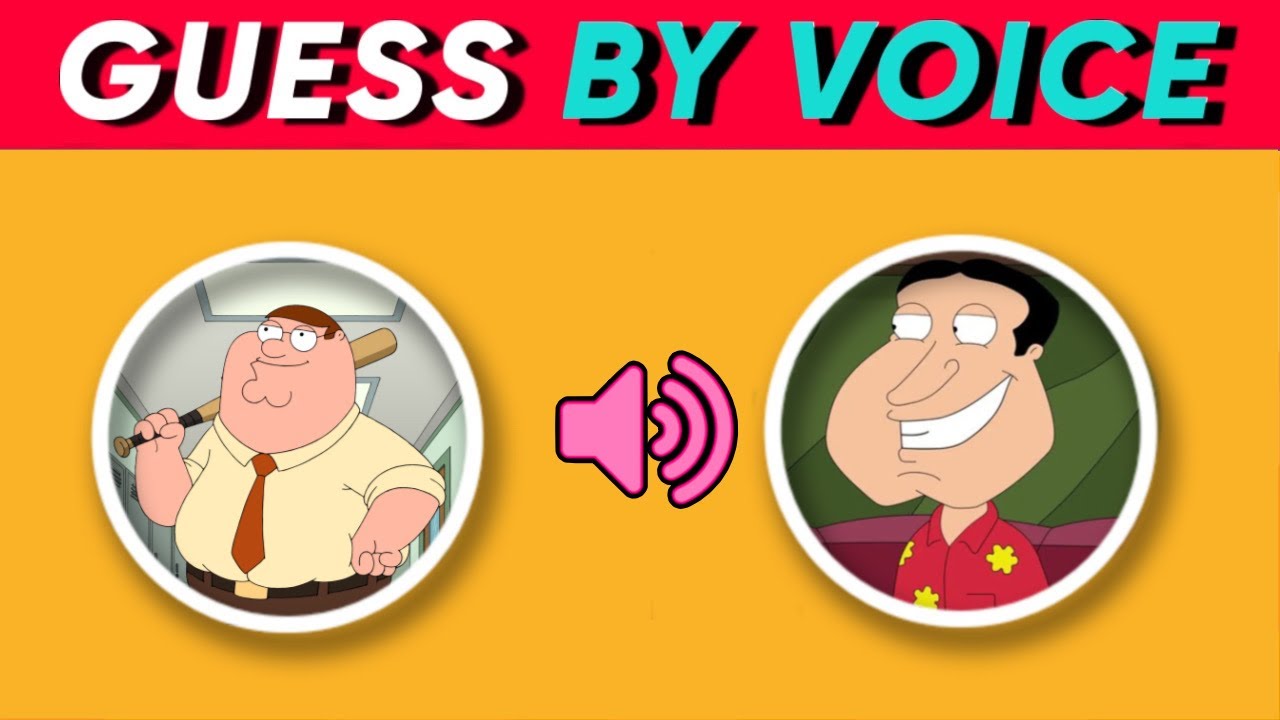 Guess The Family Guy Character By Their Voice - Family Guy Quiz 🔊
