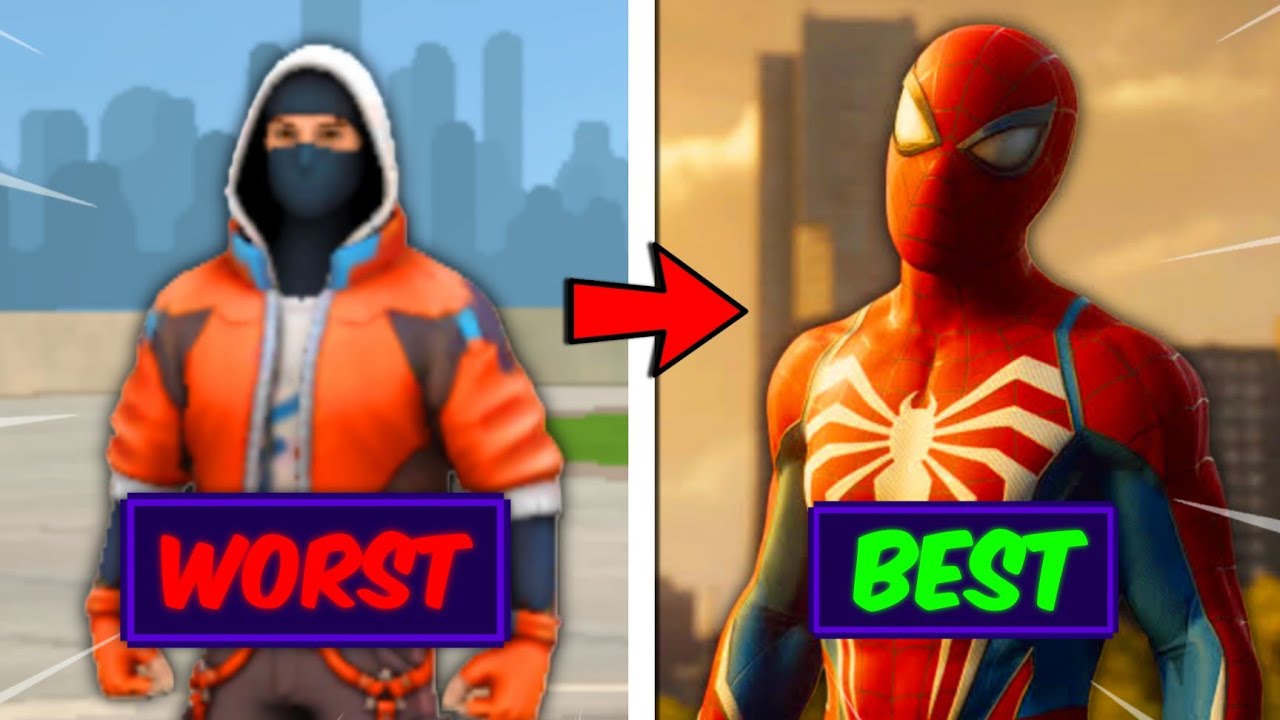 Playing All Worst To Best Spider Man Games 😍 on Mobile🔥