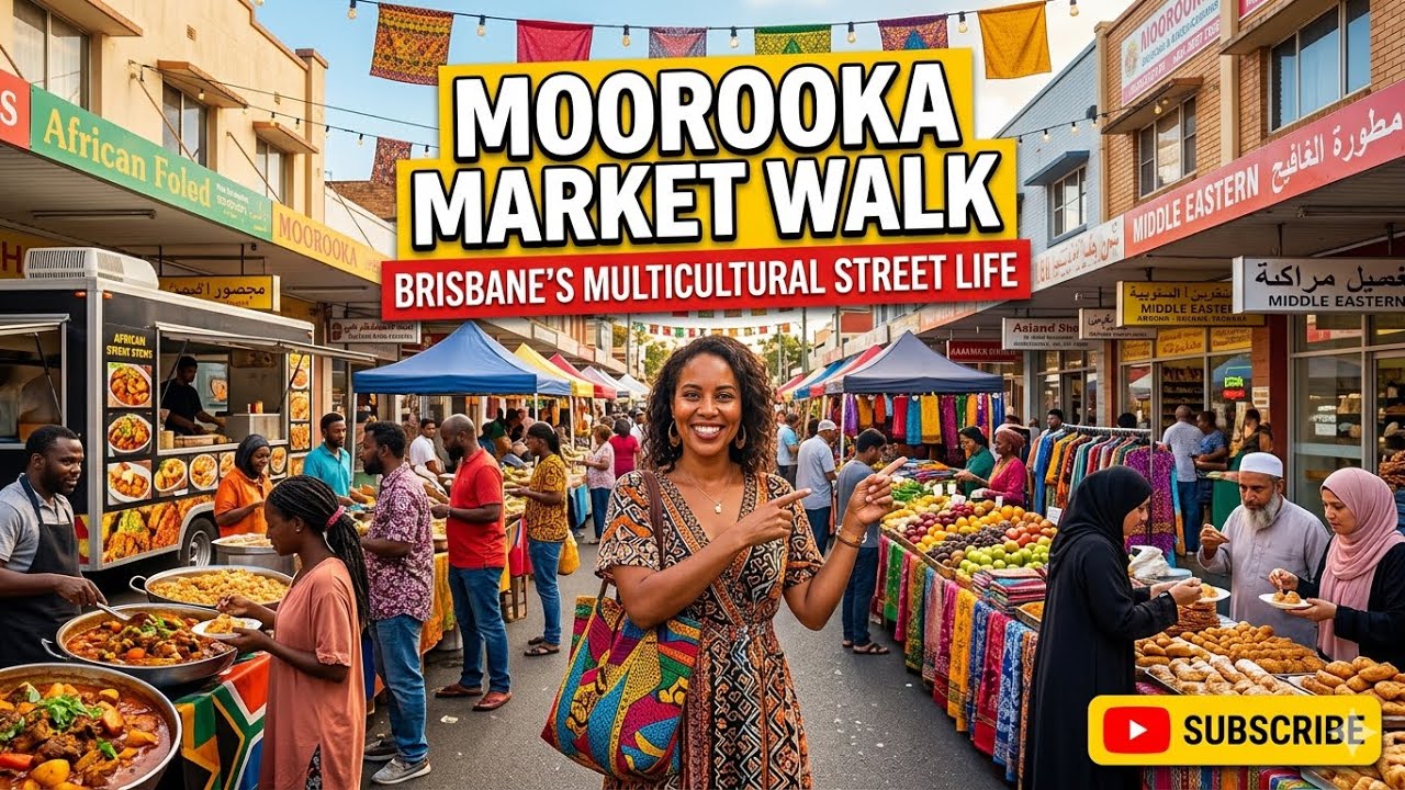 Moorooka Market Walk | Brisbane’s Multicultural Street Life in 4K #moorooka