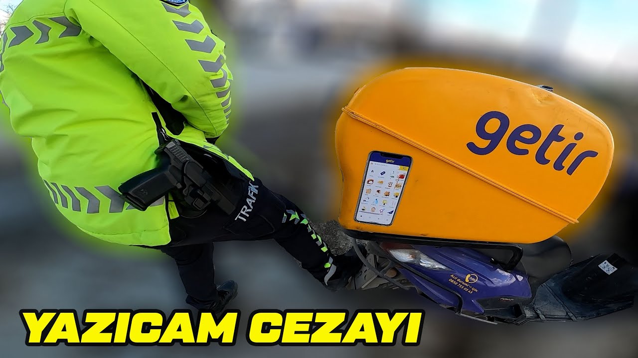GETİR KURYE SERİSİ l PLAKADAN CEZA YAZICAM