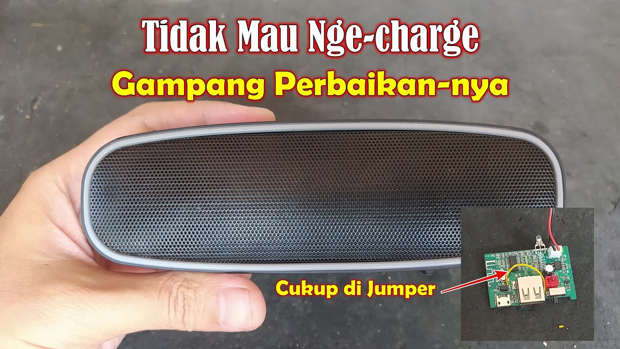 Speaker Bluetooth Robot RB210 Tidak Mau Nge-charge