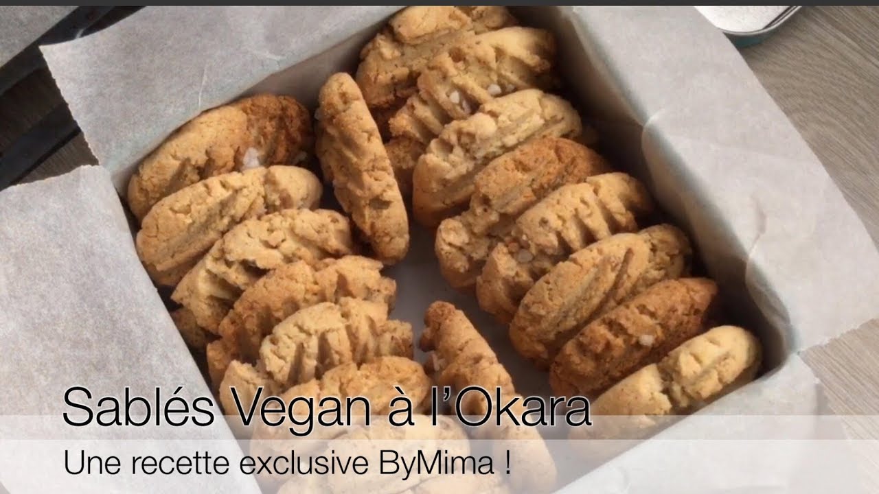 Petits sablés à l’Okara - sablés sans gluten et sans lait - sablés maison vegan - création Mimagusta