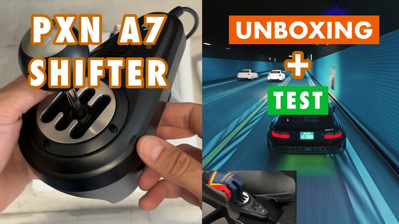 PXN A7 Shifter - Unboxing et test #PXNA7 #simracing #pxn #unboxing #testproduit #gaming #review