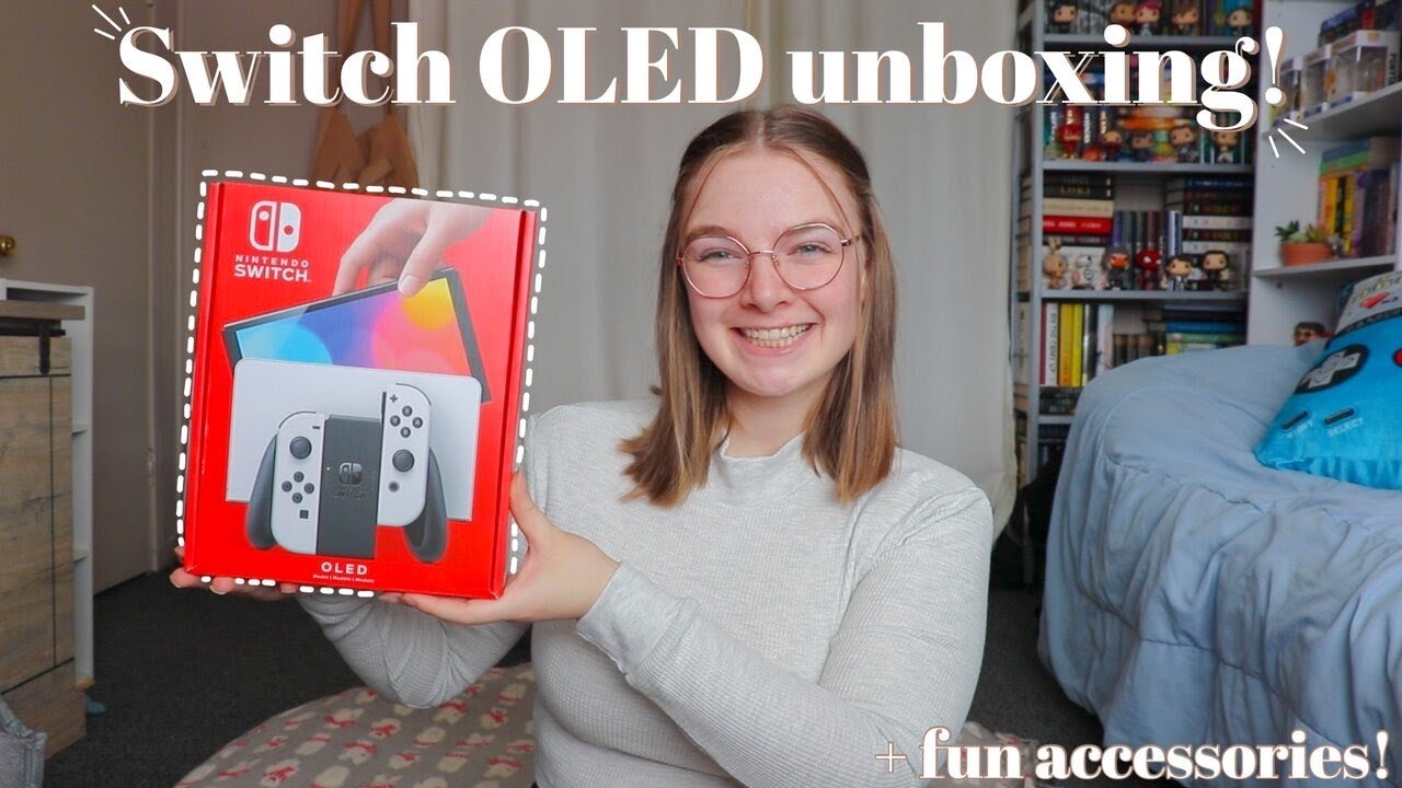 Распаковка Nintendo Switch OLED! | наконец-то распаковываю белый OLED-свитч!