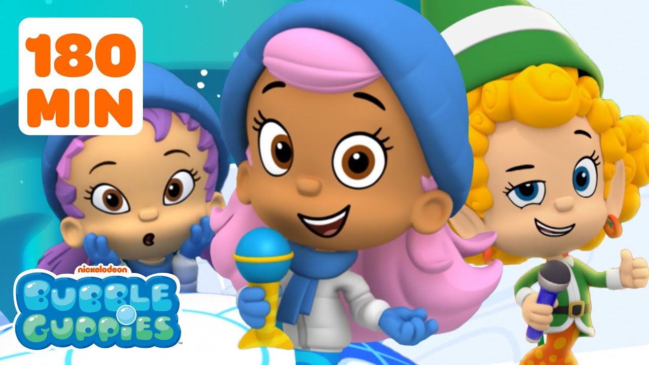 180 MINUTES of Winter and Holiday Cheer! 🎅❄️ | Bubble Guppies | Nick Jr.