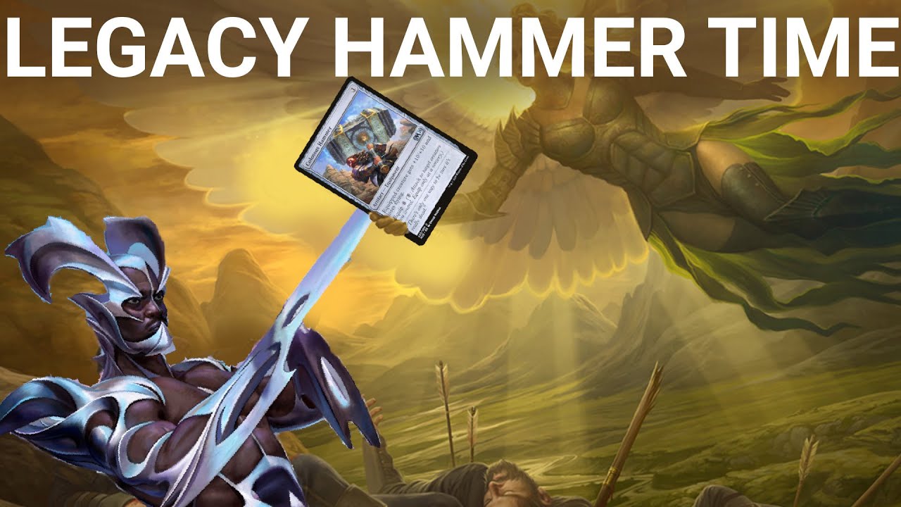 IT'S HAMMER GO HAMMER! Legacy Mono-White Hammer Time. Colossus Sigarda's Aid Puresteel MTG Top 8
