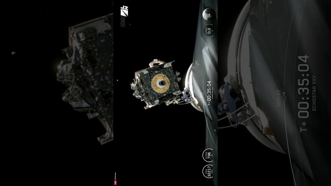DEPLOY! SpaceX deploys the EchoStar XXV satellite into orbit