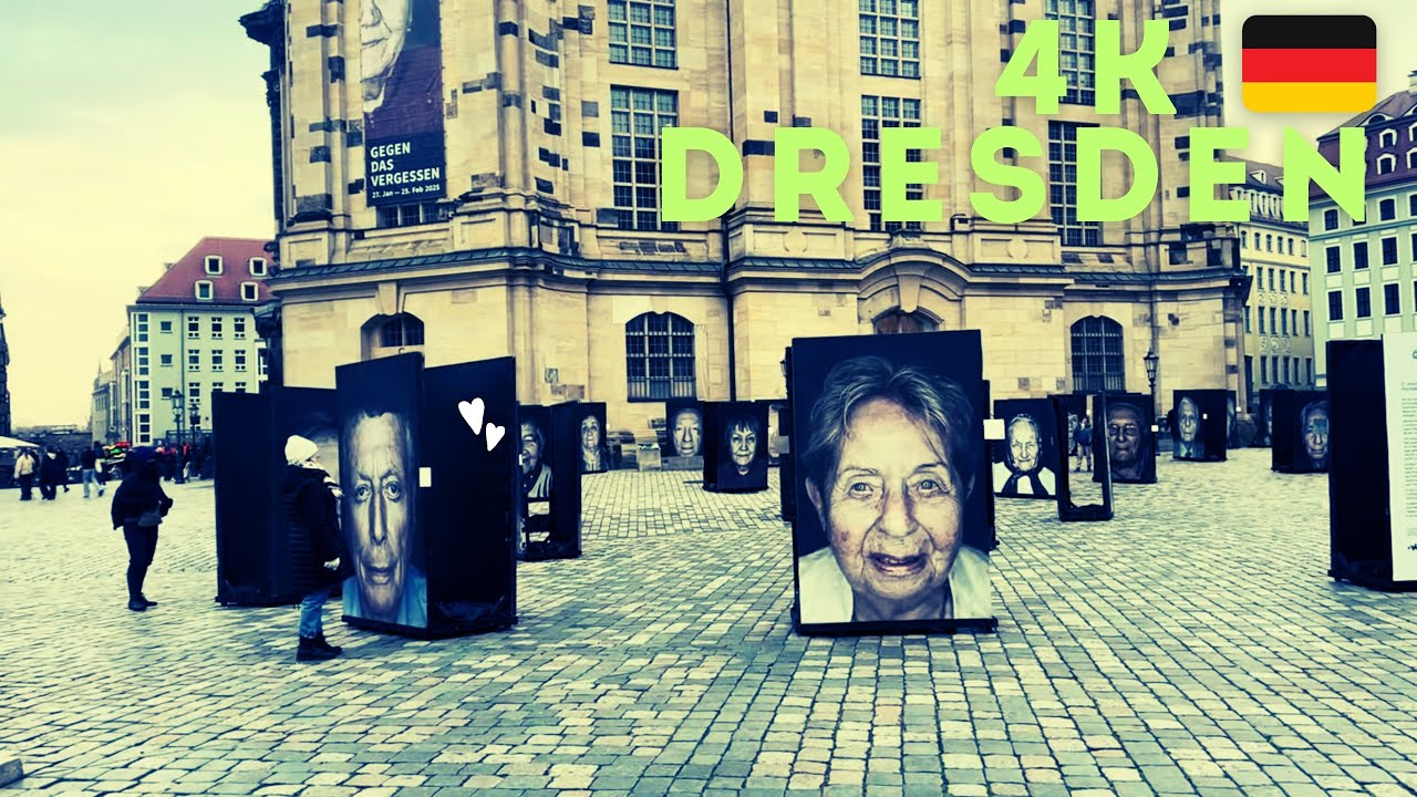 Dresden, 4K🇩🇪, Walking Germany