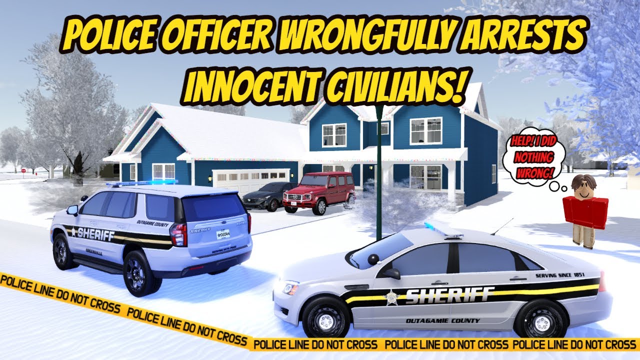Greenville, Wisc Roblox l FAKE Police Officer ARRESTS Innocent Civilians Roleplay