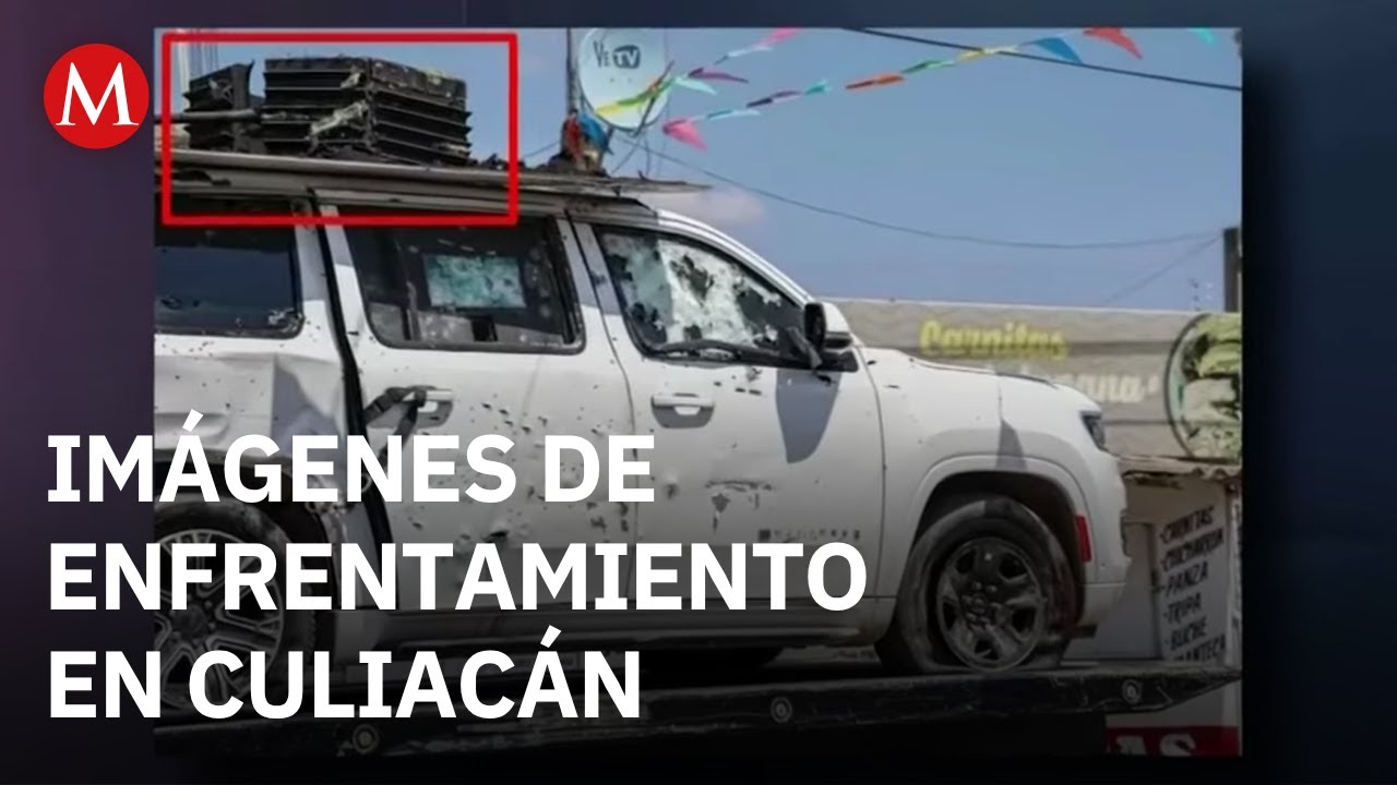 Culiacán bajo fuego: arsenal y víctimas tras aseguramiento de vehículo blindado