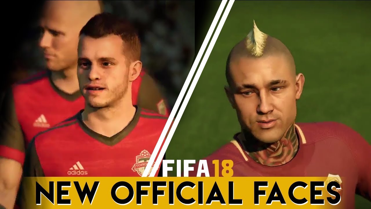 FIFA 18 - NEW Premier League , MLS , J1 League Players Faces & MORE