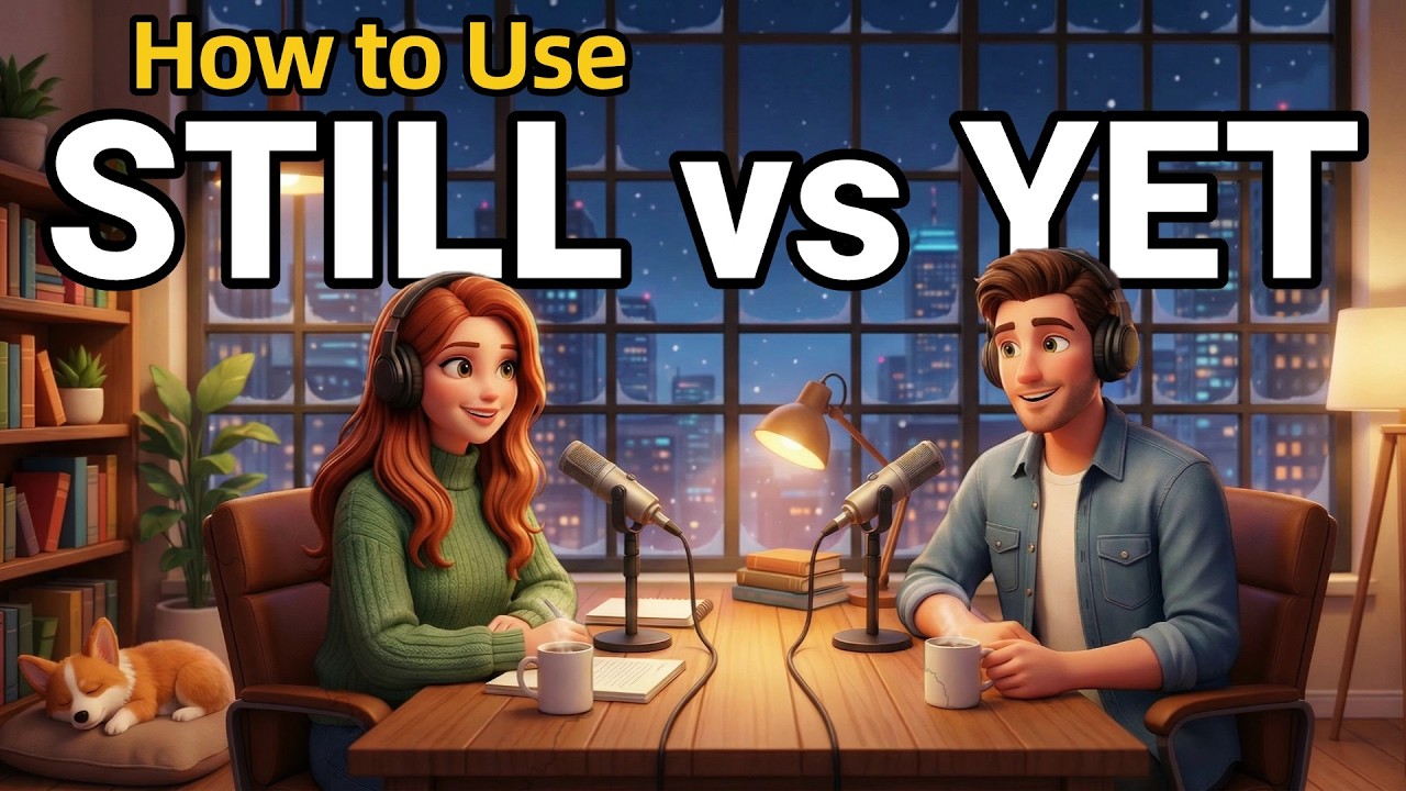 How to Use  STILL and  YET  in Everyday English | Daily English Conversations | English Podcast