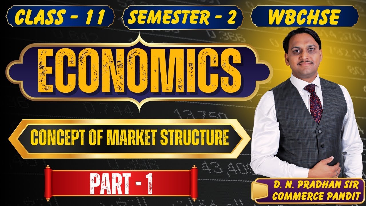 Economics | Concepts of Market Structure | Part - 1 | Class - 11 | Semester - 2 | 2026 |