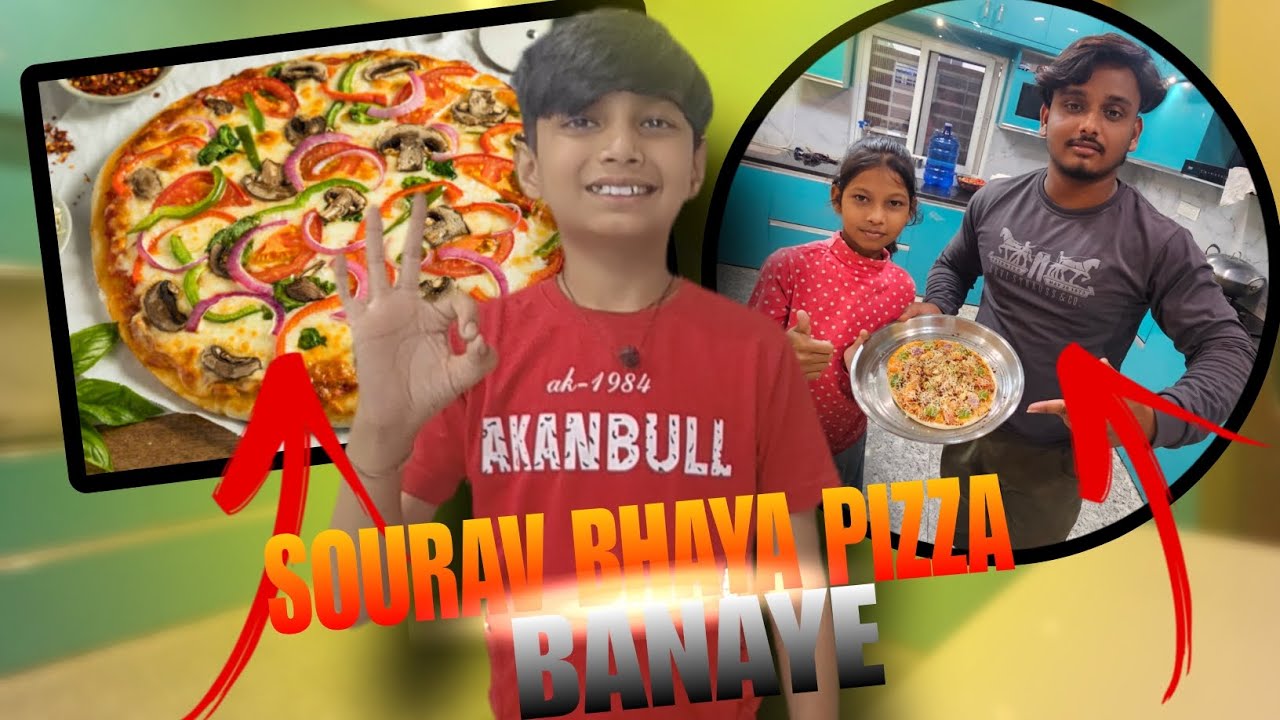 Saurabh Bhaiya Banaye Pizza🤤||@R Rajesh Vlogs #vlogs