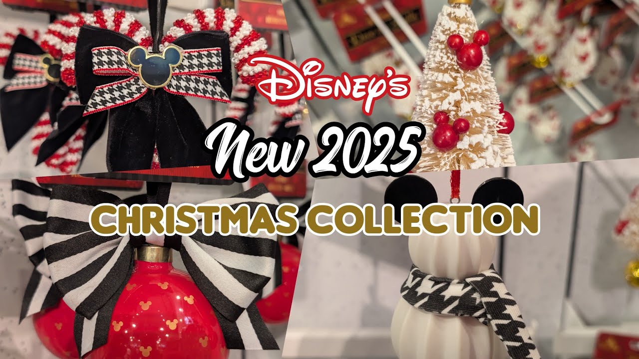 NEW Disney Christmas Ornaments 2025