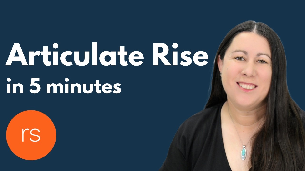 Начало работы с Articulate Rise за 5 минут