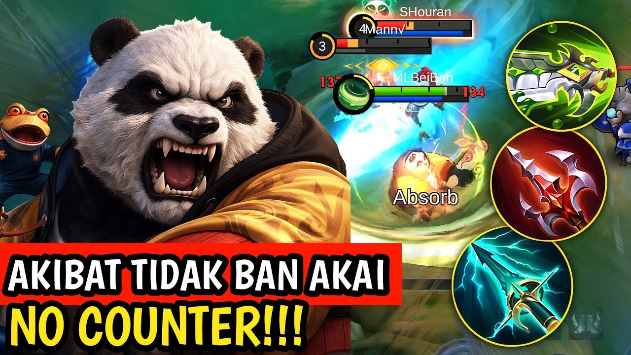 MOONTON PLEASE NERF! INI AKAI BUILD EXP + MID LANE TERKUAT 100% TAK TERKALAHKAN| MLBB